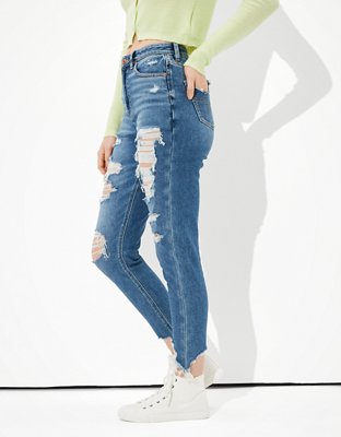 ae highest waist mom jean