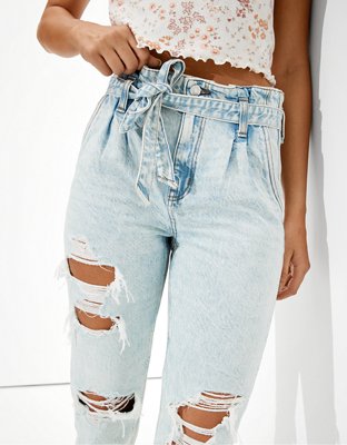 Женские джинсы American Eagle AE Paperbag Mom Jean — фото 6