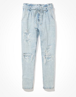 Женские джинсы American Eagle AE Paperbag Mom Jean — фото 3