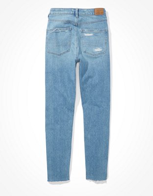 AE Stretch Ripped Mom Jean