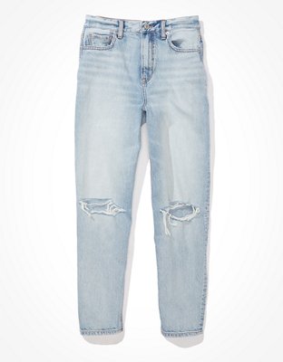 colored ripped jeans
