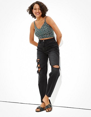 AE Ripped Relaxed Mom Jean