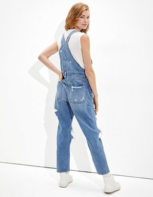Женские джинсы American Eagle AE Ripped '90s Boyfriend Denim Overall — фото 2