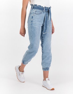 American eagle denim joggers womens sale