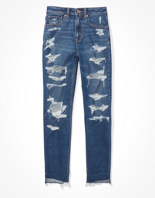 american eagle stretch ripped jeans