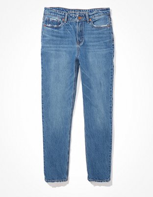 Jean Mom Fit para Mujer Tiro alto de Algodón American Eagle