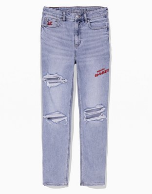 Женские джинсы American Eagle Kellogg's x AE Stretch Mom Straight Jean — фото 3