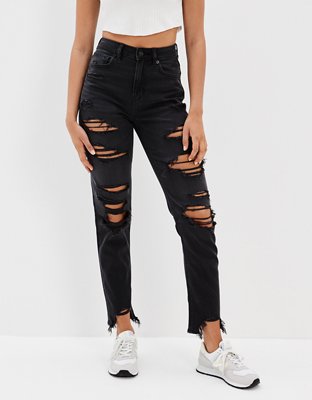 American Eagle Outfitters, Jeans, Black Ripped American Eagle Jeans