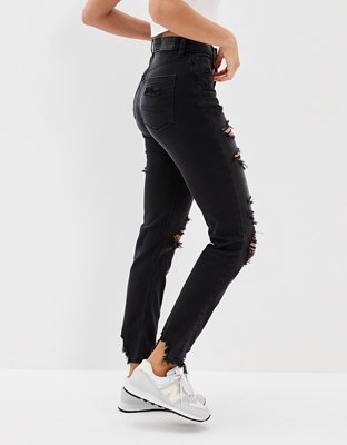 AE Strigid Ripped Mom Jean