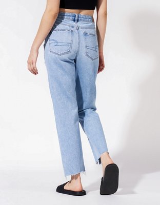 AE Patched Mom Straight Jean