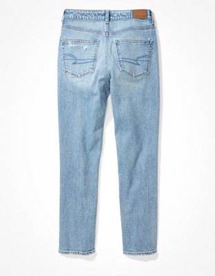 AE Stretch Ripped Mom Jean