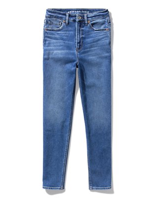 AE Stretch Straight Mom Jean