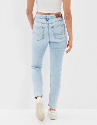 AE Stretch Ripped Mom Jean