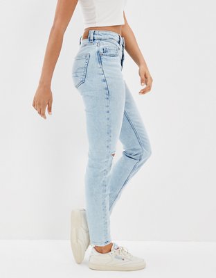AE Stretch Ripped Mom Jean