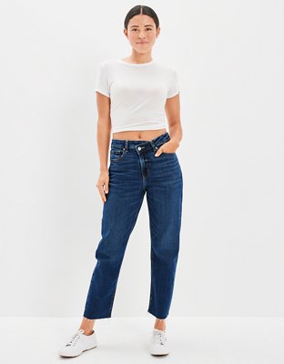 AE Stretch Mom Straight Jean
