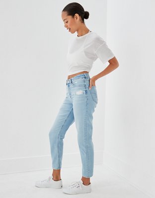 Женские джинсы American Eagle AE Stretch High V-Rise Mom Jean — фото 5