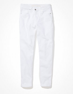 Mom white hot sale jeans