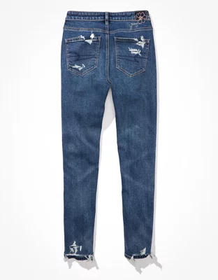 AE Strigid Ripped Mom Jean