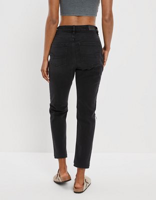 AE Stretch Ripped Mom Jean