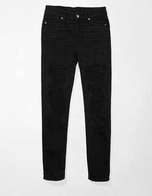Black Ripped Jeans Women's American Eagle Sweden, SAVE 58% 