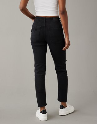 AE Strigid Ripped Mom Jean