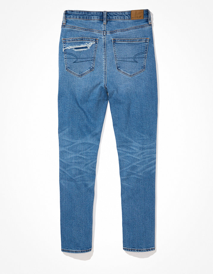 AE Strigid Patched Mom Jean