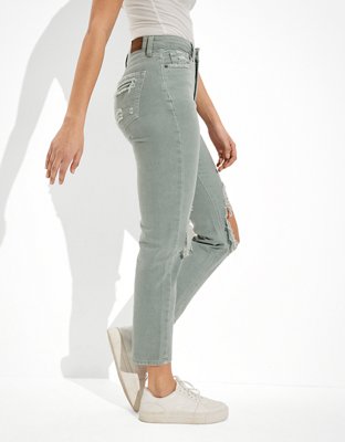 AE Ripped Mom Straight Jean