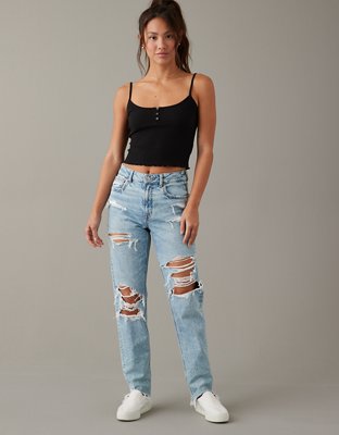 Mom deals jeans distressed