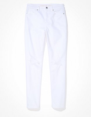 AE Stretch Ripped Mom Jean