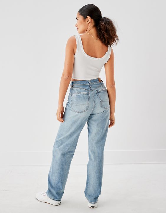 AE Highest Waist Baggy Straight Jean