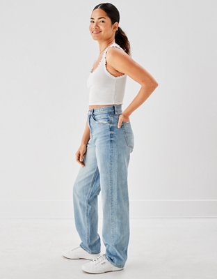 AE Highest Waist Baggy Straight Jean