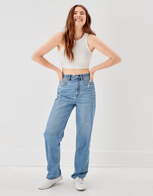 AE Highest Waist Baggy Straight Jean