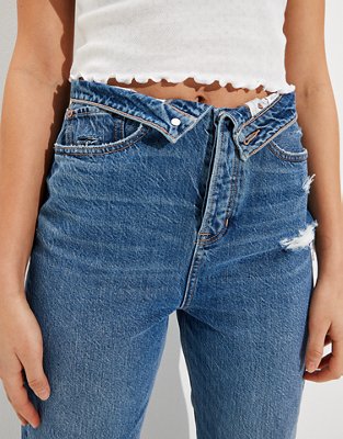 Женские джинсы American Eagle AE Highest Waist Baggy Straight Jean — фото 3