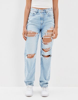 american eagle jeans black ripped