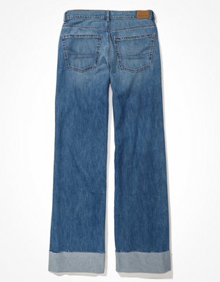 Женские джинсы American Eagle AE Low-Rise Baggy Wide-Leg Jean — фото 4