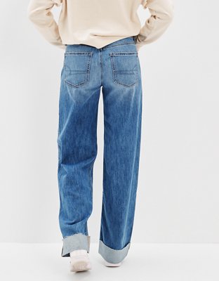 Женские джинсы American Eagle AE Low-Rise Baggy Wide-Leg Jean — фото 2