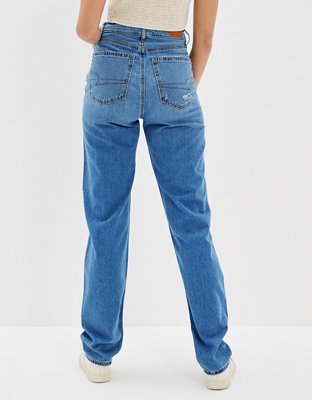 AE Ripped Highest Waist Baggy Straight Jean