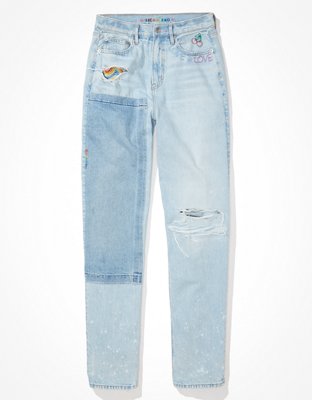 AE Pride Strigid Highest Waist Baggy Straight Jean