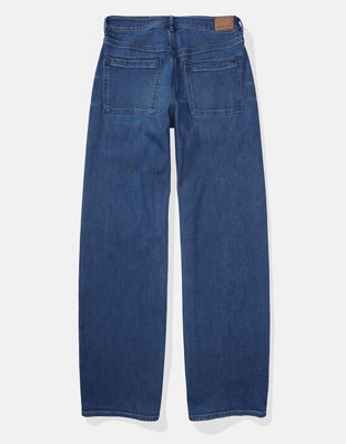 AE Dreamy Drape Stretch Super High-Waisted Baggy Wide-Leg Jean