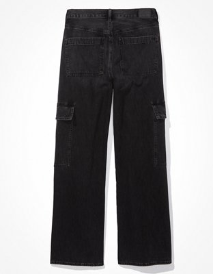 AE Super High-Waisted Cargo Baggy Wide-Leg Jean