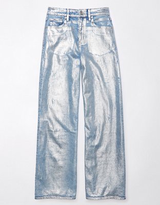 AE Super High-Waisted Cargo Baggy Wide-Leg Jean