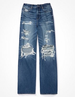 Monogram Denim Mom Jeans - Ready-to-Wear 1AAXJM