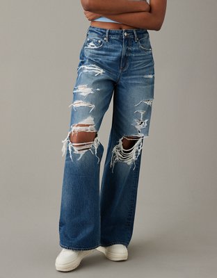 AE Super High-Waisted Baggy Wide-Leg Jean