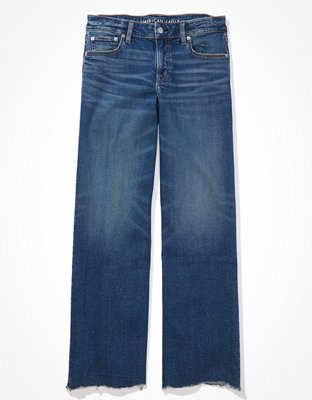 Женские джинсы American Eagle AE Stretch Low-Rise Baggy Wide-Leg Jean — фото 3