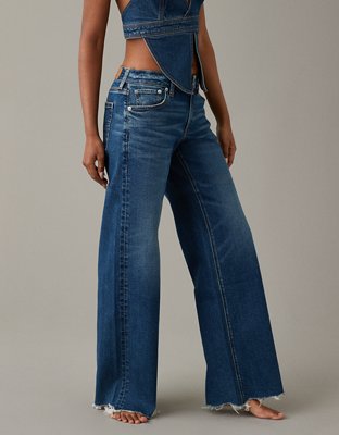 High-Waisted Baggy Wide-Leg Jeans for Girls