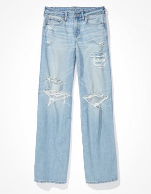 Женские джинсы American Eagle AE Strigid Low-Rise Baggy Wide-Leg Jean — фото 3