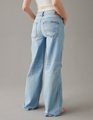 Женские джинсы American Eagle AE Strigid Low-Rise Baggy Wide-Leg Jean — фото 2