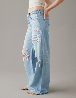 Женские джинсы American Eagle AE Strigid Low-Rise Baggy Wide-Leg Jean — фото 5