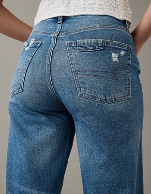 AE Strigid Super High-Waisted Baggy Straight Jean