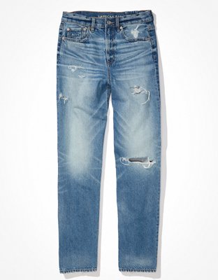 AE Strigid Super High-Waisted Baggy Straight Jean